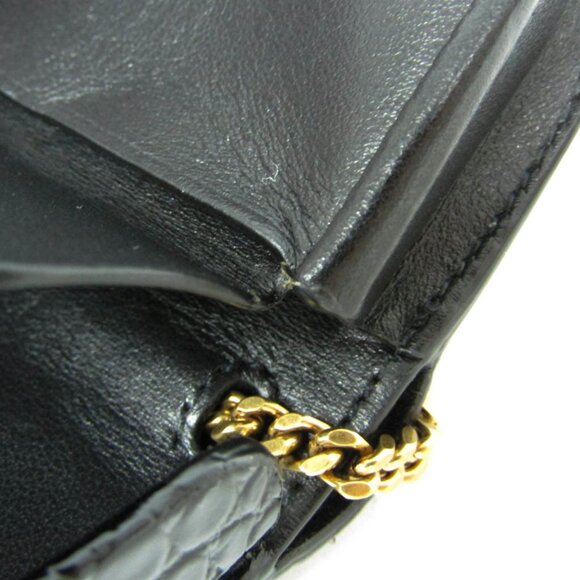 SAINT LAURENT Black Leather Wallet - Picture 10 of 12